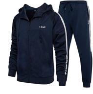 контрастные спортивные толстовки с капюшоном joggers логотип