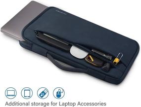 img 2 attached to 📦 Civoten Laptop Sleeve Case for 13 - 13.3 inch Computer: MacBook Pro & Air, Dell XPS, Surface Pro, Lenovo L380 Yoga, HP Notebook Bag in Blue