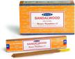 satya colored champa incense sandalwood logo