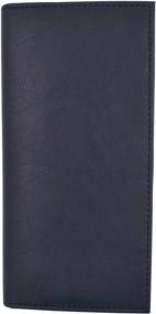 img 4 attached to Basic Leather Checkbook Covers COLORS Men's Accessories and Wallets, Card Cases & Money Organizers