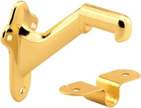 img 1 attached to 🔒 Highly Durable Nickel Plated Prime Line MP9046 Bracket for Secure Fixtures