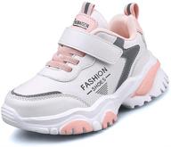 ultimate breathable kids sneakers: lightweight boys & girls mesh shoes for non-slip casual comfort logo