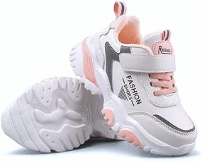 img 3 attached to Ultimate Breathable Kids Sneakers: Lightweight Boys & Girls Mesh Shoes for Non-Slip Casual Comfort