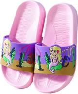 flower lightweight slippers sandals for boys - size 34/35 logo