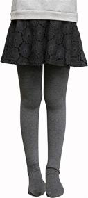 img 3 attached to Govc Winter Footed Fleece Leggings Girls' Clothing
