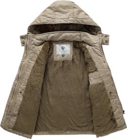 img 2 attached to 🧥 WenVen Boys' Thicken Quilted Cotton Jacket - Ideal Clothing Choice for Jackets & Coats