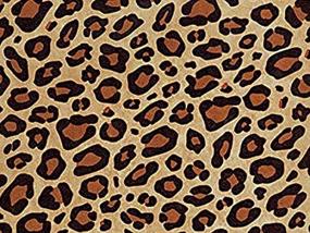 img 2 attached to 🐆 Premium Quality Leopard Tissue Paper, 20" x 30" - 24 Sheets Pack, Made in USA