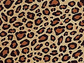 img 1 attached to 🐆 Premium Quality Leopard Tissue Paper, 20" x 30" - 24 Sheets Pack, Made in USA