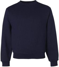 img 4 attached to Fruit Loom Supercotton Sweatshirt_J Navy_Xxx Large Men's Clothing and Active