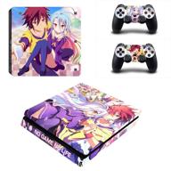 vanknight ps4 slim console skin set: dualshock controller vinyl decal sticker for playstation 4 slim console логотип