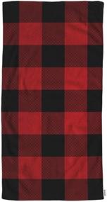 img 4 attached to OFloral Buffalo Washcloths Classic Lumberjack
