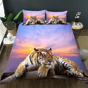 img 4 attached to 🛏️ HOSIMA Printing Bedding Animal Pieces for Children's Bedroom Décor at Home Store