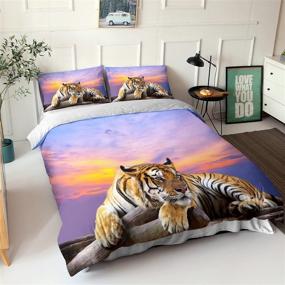 img 3 attached to 🛏️ HOSIMA Printing Bedding Animal Pieces for Children's Bedroom Décor at Home Store