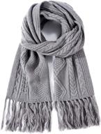 winter scarf weather knitted scarves logo