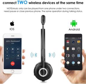 img 3 attached to 🎧 Беспроводная гарнитура высшего класса: Тракерская Bluetooth гарнитура с микрофоном, шумоподавлением и зарядной базой - Clarity Pro для офиса, бизнеса, домашнего компьютера, iPhone, Android и многое другое!