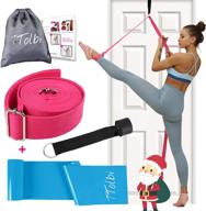 🩰 ttolbi leg stretcher: door stretch strap for flexibility and splits training: dance equipment for ballet, cheerleading, and gymnastics stretching logo