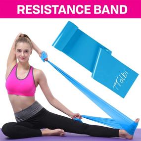 img 2 attached to 🩰 TTolbi Leg Stretcher: Door Stretch Strap for Flexibility and Splits Training: Dance Equipment for Ballet, Cheerleading, and Gymnastics Stretching