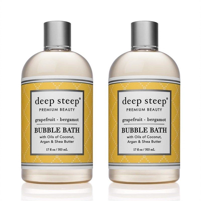 deep steep bubble grapefruit bergamot 로고