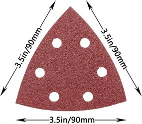 img 3 attached to MoonSpect Triangle Sandpaper Sanding Assorted