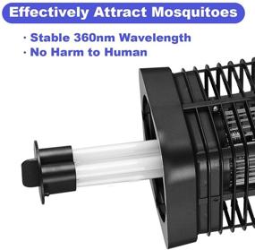 img 3 attached to 🦟 Electric Bug Zapper – Outdoor and Indoor Mosquito Killer Trap with UV Insect Attractor for Home Patio Backyard Square – Effective Insect Fly Catcher and Gnats Pest Control