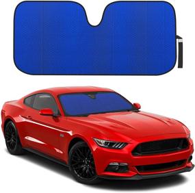 img 3 attached to Motor Trend AS 311 BL_Am Windshield Shade Accordion