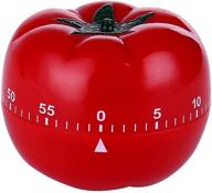 60-minute tomato mechanical kitchen timer for vegetables with cartoon design and ringing alarm logo