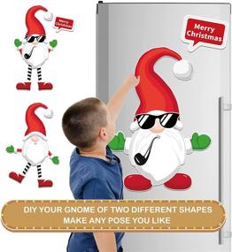 img 2 attached to 🎅 Swedish Tomte Gnome Christmas Refrigerator Magnets Set of 15: Festive Fridge Decorations for Holiday Cheer in Your Kitchen and Throughout the House!