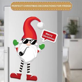 img 1 attached to 🎅 Swedish Tomte Gnome Christmas Refrigerator Magnets Set of 15: Festive Fridge Decorations for Holiday Cheer in Your Kitchen and Throughout the House!