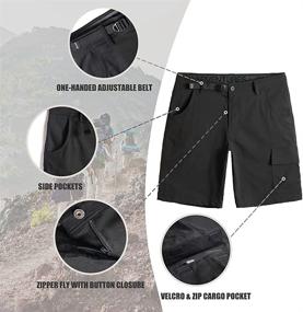 img 1 attached to 🩳 Maamgic Men's 10" Waterproof Quick Dry Cargo Shorts: Ideal Tactical Gear for Camping, Fishing & Outdoor Activities