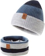 🧒 lmlalml beanie: stylish winter hat for toddler boys - elegant and warm knit hat for kids logo