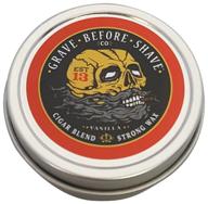 fisticuffs cigar blend high strength mustache wax - 1 oz. tin logo