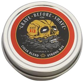 img 4 attached to Fisticuffs Cigar Blend High Strength Mustache Wax - 1 OZ. Tin