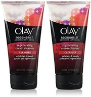 🧴 очищающий крем-скраб olay regenerist, регенерирующий - получите двойную пользу с 2 упаковками, по 5 унций каждая! логотип