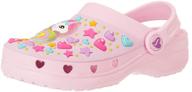 🦄 skechers foamies heart charmer-unicorn delight 308016l clog for unisex children logo