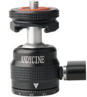 📹 andycine vlogger cold shoe adapter: 360 degree rotation & 90 degree vertical tilt - angel aluminum cold shoe stand logo