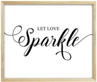 💖 darling souvenir love sparkle wedding decor sign, calligraphy print for sparkling send off, wedding signage print for party logo