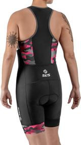 img 2 attached to SLS3 Women's Triathlon Suit - FRT Print, Women's Trisuit with Back Pocket, Anti-Friction Seams Tri Suit for Women, Slim Athletic Fit (No Shelf Bra)