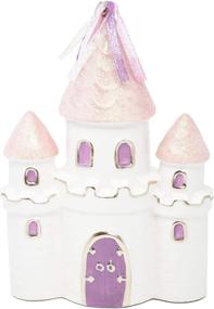 img 4 attached to 🏰 Cute Ceramic Princess Castle Piggy Bank - Hapinest