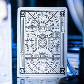 img 3 attached to 🌟 Exquisite Collectible: theory11 Star Wars Playing Cards Silver Edition - Light Side (White)