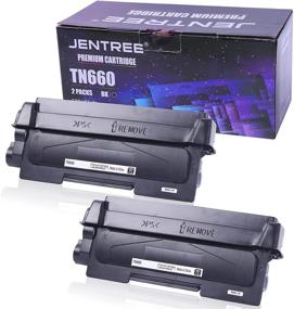 img 4 attached to 🖨️ JENTREE TN660 TN-660 TN630 Compatible Toner Cartridge Replacement for Brother - Works with HL-L2360DW, HL-L2740DW, HL-L2540DW, HL-L2720DW, HL-L2305W, HL-L2320D, MFC-L2700DW, HL-L2380DW, HL-L2360D - Black (2 Pack)