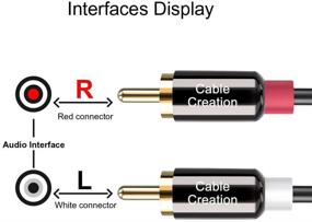 img 1 attached to 🔊 Premium 16FT RCA Cable by CableCreation: Gold-Plated, Double Shielded, Stereo Audio Cable for Speaker, AMP, Turntable, Home Theater - Compatible with Receiver, Subwoofer (5M)