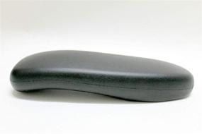 img 1 attached to 🪑 Upgrade Your Comfort: FoamOn Arm Pads - Black Vinyl for Herman Miller Aeron Classic Pair