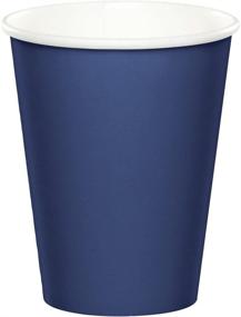 img 1 attached to 🔵 Creative Converting 240 Count Case of Touch of Color Navy Paper Hot/Cold Cups