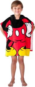 img 2 attached to Disney Mickey Hooded Poncho Childrens Kids' Home Store