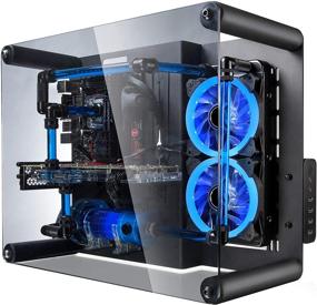 img 1 attached to 💡 EZDIY-FAB 120mm PWM Blue LED Ring Fan - 3 Pack for PC Case, CPU Cooler, and Radiators with 4-Pin Connector