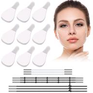 240 pieces face lift tapes and bands | invisible face wrinkle patch with 18 elastic bands | instant neck, eye, and double chin lift tools for women logo