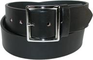 👖 boston leather garrison hidden elastic belt: ultimate comfort and discreet style logo