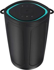 img 4 attached to 🔊 Altec Lansing IMW899 Soundbucket XL: Потрясающая прочная портативная водонепроницаемая Bluetooth-колонка с беспроводной зарядкой QI и светодиодной подсветкой (черная).