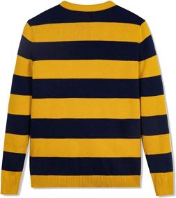 img 3 attached to Kid Nation Striped Pullover Sweater: Boys' Fashion Essential for Cozy and Stylish Look!