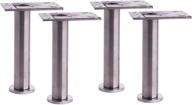 🔧 ikea capita leg set: stainless steel, adjustable 6 1/4-6 3/4" (pack of 4) logo